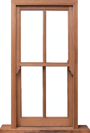 4 light double hung window