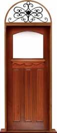 federation archtop: door in frame