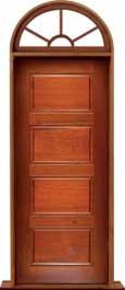 horizontal 4 panel: double door + sidelight on left